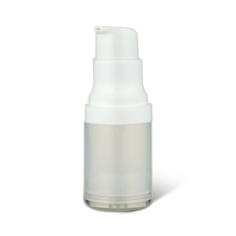 经典圆螺旋真空瓶护肤乳液包装 YH-L002，15ml